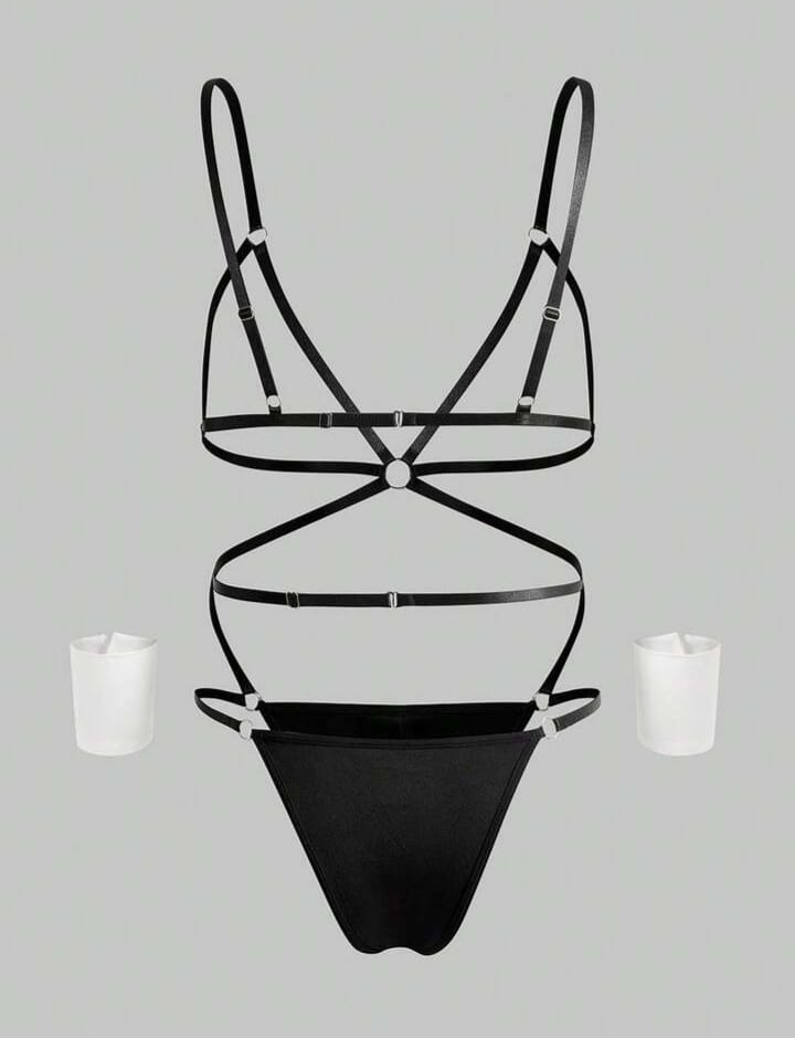 Men's Valentine's Day Costume (Jumpsuit, 2pcs Arm Sleeves)